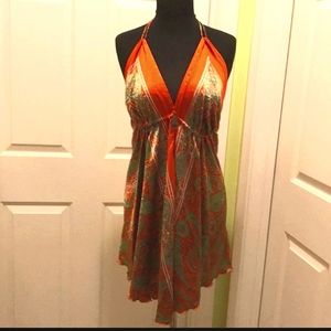 Gorgeous Satin Scarf Top